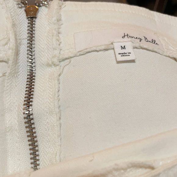 White Denim Skort - Picture 3 of 3